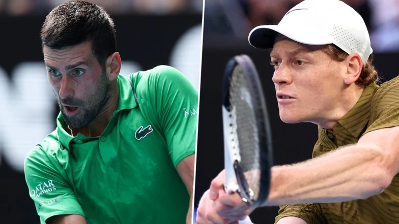 Novak Djokovic vs Jannik Sinner, Australian Open 2026 Men's Singles Semi-Final Free Live Streaming