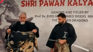 Andhra Pradesh Deputy CM Pawan Kalyan Becomes First Indian Inducted Into Kenjutsu Samurai Tradition, Actor Earns Prestigious Fifth Dan Rank (View Post)