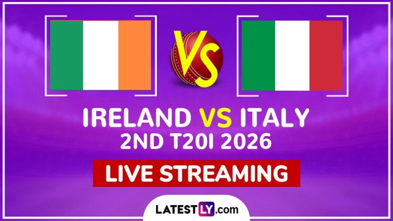 Ireland vs Italy Live Streaming Online, 2nd T20I 2026: How To Watch IRE vs ITA Cricket Match Live Telecast on TV