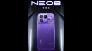 Realme Neo 8 Design Officially Revealed With &lsquo;Cyber Purple&rsquo; Colour Ahead of China Launch; Check Expected Specifications, Features and Price Here