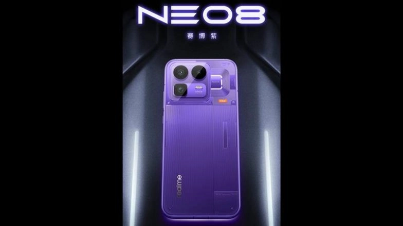 Realme Neo 8 Design Officially Revealed With ‘Cyber Purple’ Colour Ahead of China Launch; Check Expected Specifications, Features and Price Here