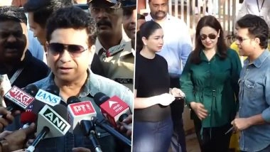 Sachin Tendulkar Casts Vote In BMC Elections 2026; India Legend Highlights Importance of Voting (Watch Video)