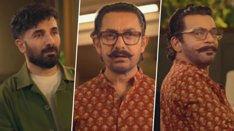 Sunil Grover&rsquo;s Spot-On Aamir Khan Mimicry Leaves Even the Superstar Confused in Hilarious &lsquo;Happy Patel: Khatarnak Jasoos&rsquo; Promo Video; Actor Says &lsquo;Itna Bhi Natural Mat Kar Bhai&rsquo; (Watch)