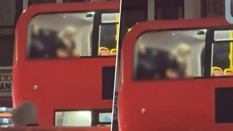 London Double-Decker Bus Viral Video: Couple Seen Making Out on Public Transport in Hayes