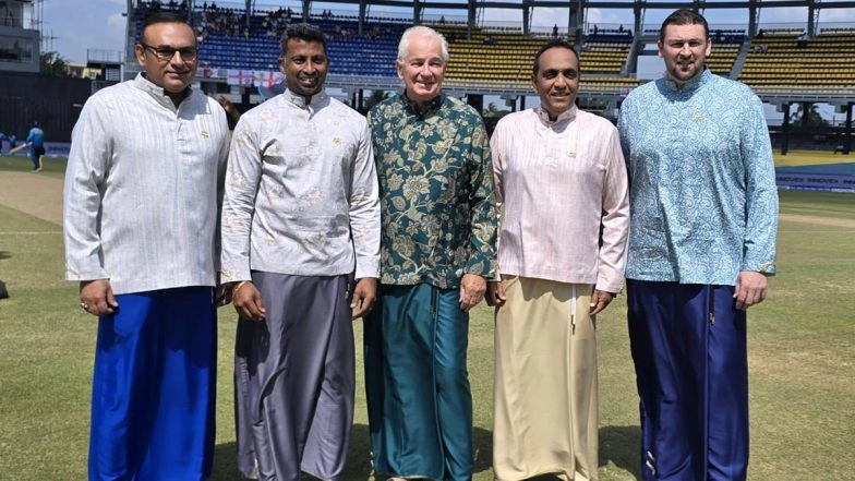 Commentary Panel Members Embrace Sri Lankan Culture By Donning Traditional Attire Ahead of SL vs ENG 1st ODI 2026