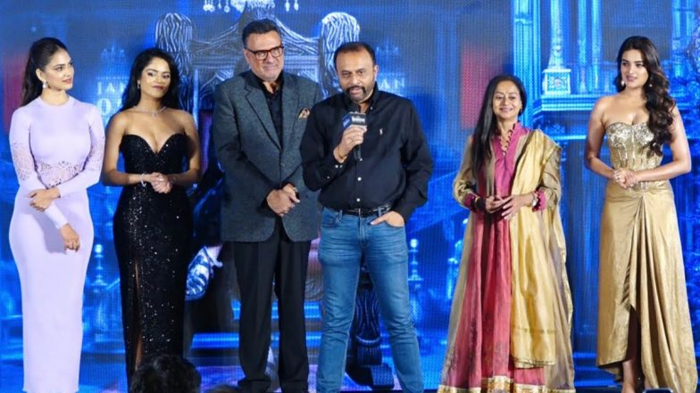 ‘The RajaSaab’: Boman Irani, Zarina Wahab, Malavika Mohanan and Nidhhi Agerwal Attend Grand ‘Naache Naache’ Song Launch of Prabhas’ Upcoming Pan-India Release