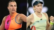 Aryna Sabalenka vs Elena Rybakina Prediction: Who Will Win Australian Open 2026 Final?
