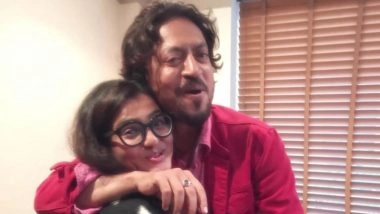 Irrfan Khan 59th Birth Anniversary: Parvathy Thiruvothu Shares Unseen Photo With Her &lsquo;Qarib Qarib Singlle&rsquo; Co-Star on Instagram (View Post)