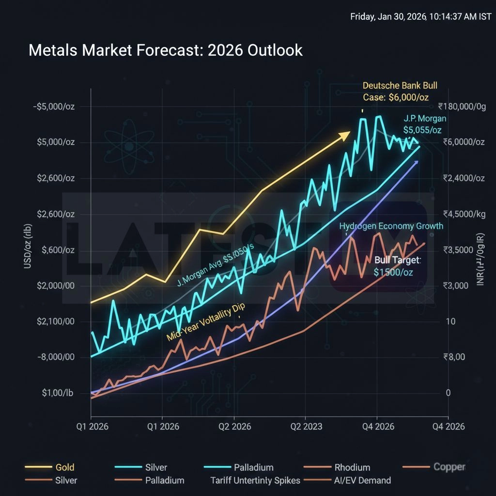 2026 Price Forecast Gold, Silver, Copper: Precious and Alternative Metals