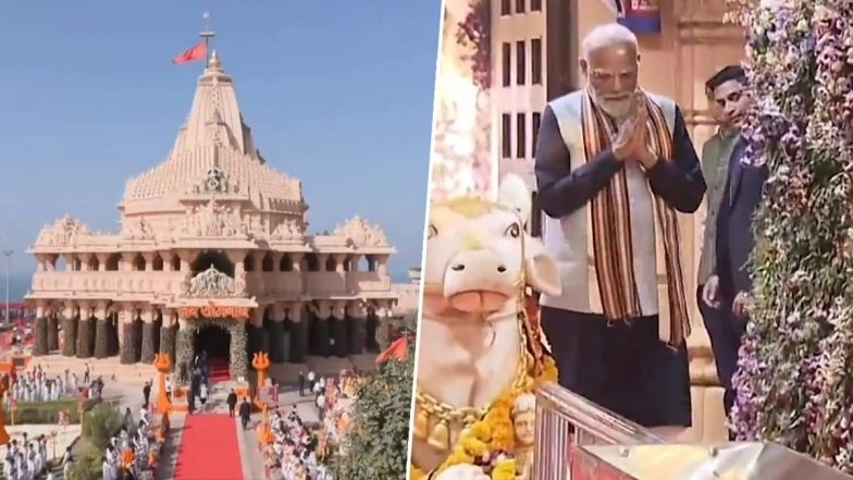PM Modi Participates in ‘Shaurya Yatra’ at Somnath Temple in Gujarat