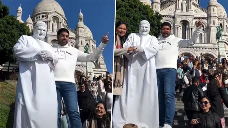 Indian Tourists Chant ‘Jai Maharashtra’ on Paris Streets, Video Sparks Debate on Civic Sense