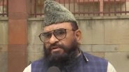 All India Imam Association President Maulana Sajid Rashidi Seeks Action Against Devkinandan Thakur for His Remarks on Shah Rukh Khan Over Inclusion of Bangladeshi Player in KKR Team (Watch Video)