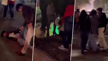 &lsquo;New Year Party Ke Side Effects&rsquo;: Video of Intoxicated Youth in Gurugram&rsquo;s Sector 29 Goes Viral As Partygoers Pass Out on Streets, Puke on Sidewalks
