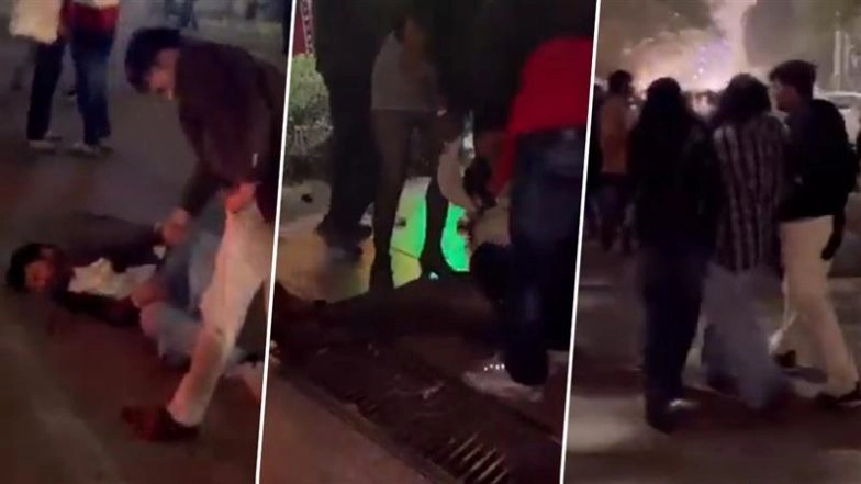 ‘New Year Party Ke Side Effects’: Video of Intoxicated Youth in Gurugram’s Sector 29 Goes Viral As Partygoers Pass Out on Streets, Puke on Sidewalks