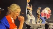 Linkin Park’s Emily Armstrong Goes Desi As She Dons Indian Cricket Jersey and Assamese Gamusa During Bengaluru Concert (Watch Viral Video) Linkin Park’s Emily Armstrong Goes Desi As She Dons Indian Cricket Jersey and Assamese Gamusa During Bengaluru Concert (Watch Viral Video)