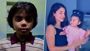 Viral Child&rsquo;s Resemblance to Virat Kohli Sparks Online Buzz; Fans Jokingly Ask &lsquo;Is This Vamika Kohli?&rsquo; (Watch Video)