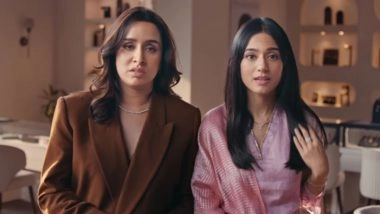 Amrita Rao&rsquo;s &lsquo;Sanskaari Bahu&rsquo; Teaches Shraddha Kapoor How To Promote Palmonas&rsquo; New Mangalsutra Range in Hilarious Crossover (Watch Video)