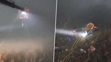 Techie Dies by Drowning in Noida: Heroic Rescue Attempt by Flipkart Delivery Agent Moninder in Vain As Engineer Drowns in Flooded Drain