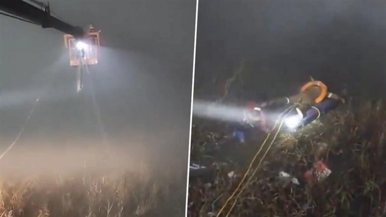 Techie Dies by Drowning in Noida: Heroic Rescue Attempt by Flipkart Delivery Agent Moninder in Vain As Engineer Drowns in Flooded Drain