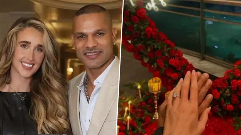 Shikhar Dhawan Announces Engagement to Sophie Shine With Dreamy Photo and Heartfelt Note, Says, ‘Togetherness Forever’ (View Post)