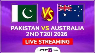 Pakistan vs Australia Free Live Cricket Streaming Online in India, 2nd T20I 2026