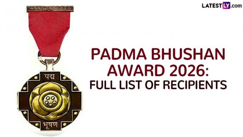 Padma Bhushan Award 2026: Full List of Recipients