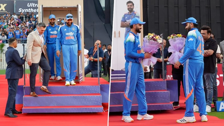 BCA Felicitates Virat Kohli, Rohit Sharma in Unique Fashion