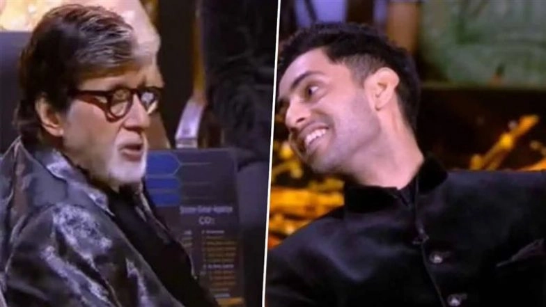 &lsquo;Ikkis&rsquo; Star Agastya Nanda on the &lsquo;KBC 17&rsquo; Hot Seat With Nana Amitabh Bachchan, Superstar and His Grandson&rsquo;s Fun Banter Goes Viral! (Watch Video)