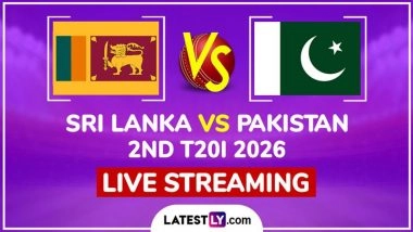 Sri Lanka vs Pakistan Live Streaming Online, 2nd T20I 2026: How To Watch SL vs PAK Cricket Match Live Telecast on TV in India?