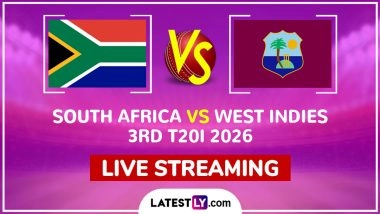 South Africa vs West Indies Free Live Cricket Streaming Online in India, 3rd T20I 2026