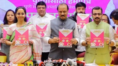 Ajit Pawar, Supriya Sule Bury Hatchet for Now; Share Political Stage To Release Manifesto for Pune, Pimpri-Chinchwad Municipal Corporation Elections 2026 (See Pics and Videos)