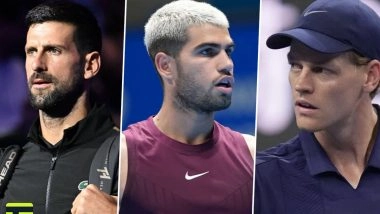 Australian Open 2026: Novak Djokovic, Jannik Sinner Drawn in Same Half; Carlos Alcaraz To Start Against Local Hero Adam Walton