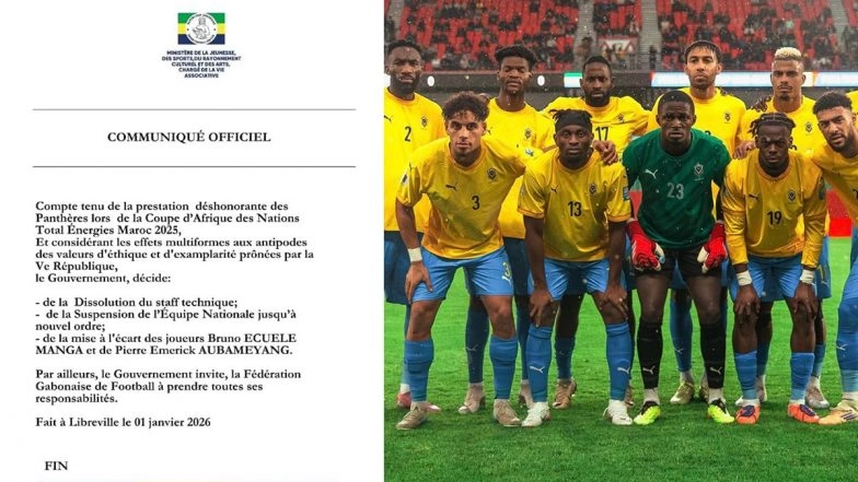 Gabon National Football Team Suspended, Captain Pierre-Emerick Aubameyang Sacked After 'Disgraceful' AFCON 2025 Outing