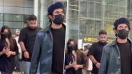 Amid Wedding Rumours, Rashmika Mandanna and Vijay Deverakonda Spotted Together at Hyderabad Airport After Romantic New Year Vacation in Rome (Watch Video)