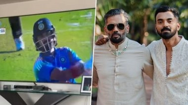 Suniel Shetty Lauds Son-in-Law KL Rahul After India Batter Slams Century During IND vs NZ 2nd ODI 2026 (Watch Video)