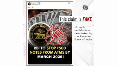 Will ATMs Stop Dispensing INR 500 Notes by 2026? Government Fact-Checks Fake Claim