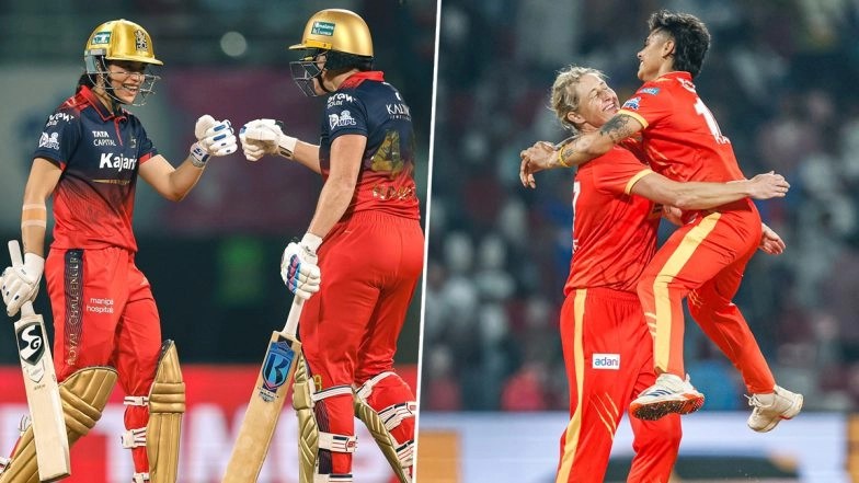 WPL 2026 Live Streaming Online, Royal Challengers Bengaluru vs Gujarat Giants: Watch TV Telecast of RCB-W vs GG-W Women's Premier League T20 Cricket Match