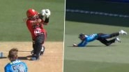 India-Born Jerrssis Wadia Takes Brilliant Catch To Dismiss Mohammad Rizwan During Adelaide Strikers vs Melbourne Renegades BBL 2025-26 match (Watch Video)