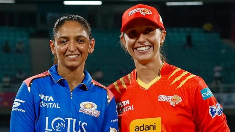 WPL 2026 Live Streaming Online, Mumbai Indians vs Gujarat Giants: Watch TV Telecast of MI-W vs GG-W Women's Premier League T20 Cricket Match
