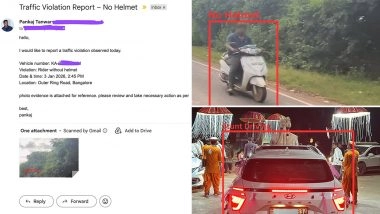 ‘Peak Bengaluru Innovation’: Techie Turns Helmet Into AI-Powered Police Device to Flag Traffic Violations, Cops Take Notice