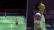 Bird Droppings Halt India Open 2026 Match Between Loh Kean Yew and HS Prannoy At Indira Gandhi Sports Complex (Watch Video)