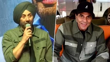 &lsquo;Border 2&rsquo; Song Launch: Sunny Deol Gets Emotional As He Recalls How His Father Dharmendra&rsquo;s Film &lsquo;Haqeeqat&rsquo; Inspired Him To Star in a War Drama (Watch Video)