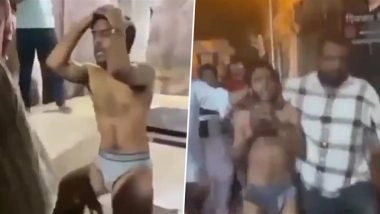 &lsquo;Dragged Half-Naked for Facebook Posts&rsquo;: Nalasopara Youth Thrashed by MNS-Shiv Sena (UBT) Workers for Posting Abusive Comments Against Thackeray Brothers (Video)