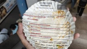 ‘Bank Details on Street Food Paper Plate’: Viral Image Sparks Data Protection Debate, X Users Question Disposal of Confidential Financial Documents