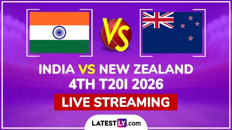 India vs New Zealand Free Live Cricket Streaming Online, 4th T20I 2026