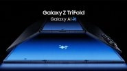 Samsung Galaxy Z TriFold Launched in US; Check Price, Sale Date, Features and Specifications of World&rsquo;s First Triple-Display Phone