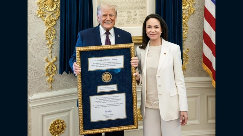 &lsquo;Nobel Prize Cannot Be Revoked, Shared, or Transferred to Others&rsquo;: Nobel Committee Clarifies Rules After Maria Corina Machado Presents Peace Medal to Donald Trump