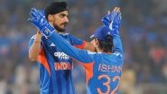 India Beat New Zealand by 46 Runs in IND vs NZ 5th T20I 2026; Arshdeep Singh and Ishan Kishan Shine as Men in Blue Clinch Series 4–1 India Beat New Zealand by 46 Runs in IND vs NZ 5th T20I 2026; Arshdeep Singh and Ishan Kishan Shine as Men in Blue Clinch Series 4–1