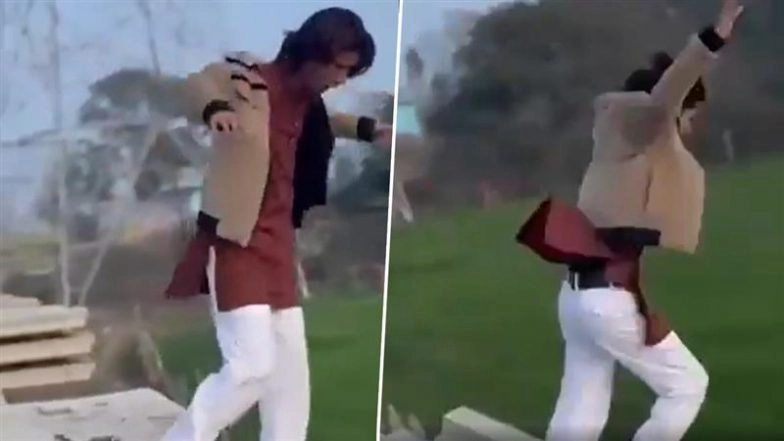 Reels Craze Turns Fatal: Youth Slips While Shooting Social Media Reel, Dies After Slab Falls on Him in Bareilly (Watch Video)
