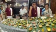 Andhra Pradesh Family Hosts Jaw-Dropping Sankranti Feast With 158 Dishes for Son-In-Law (Watch Video)